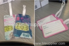 Soft pvc luggage tag