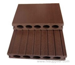 Composite outdoor hollow wpc flooring