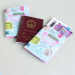 PVC passport cover for holding passport