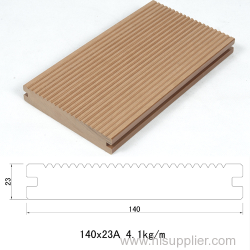 wood plastic composite Outdoor solid wpc floors decking