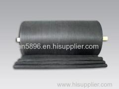 Viscose based graphite felt