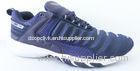 Purple Athletic Pu Specialist Sports Shoes , Firm-Ground Breathable Shoes