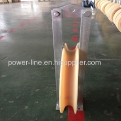 Overhead line transmission pulley block for stringing 26-31mm conductors