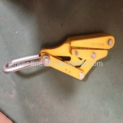 Insulated conductor come along clamp grips