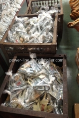 Insulated conductor come along clamp grips