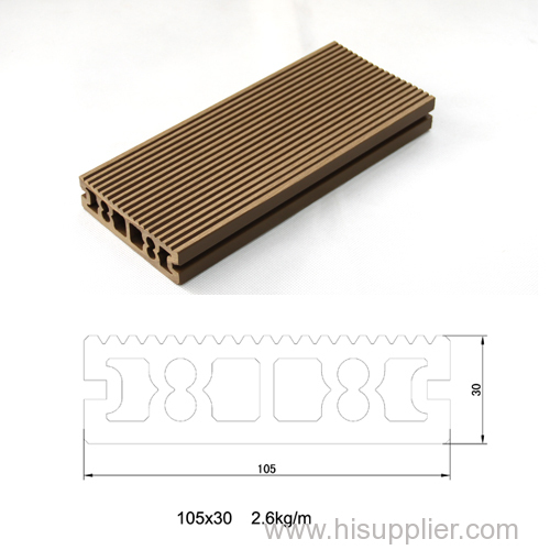Hollow composite materials outdoor wpc deck floor