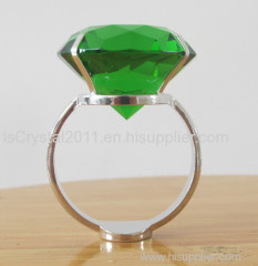 crystal napkin ring ,diamond shape