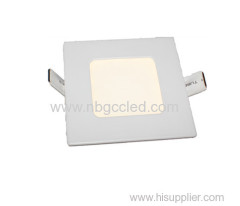 2 Watt 90mm LED Square Panel Light Fixture with super white LEDs.