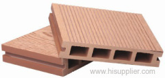 135*27mm outdoor hollow wpc decking/Exterior WPC flooring/decking