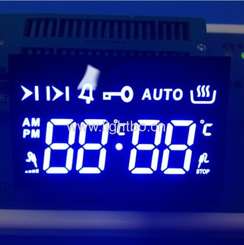 Ultra White Custom 4-Digit 7 Segment Led display for Oven Timer Control