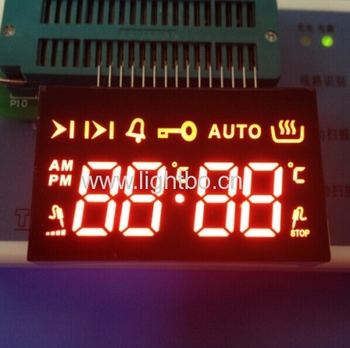 display led personalizzato ultra rosso 4 cifre 7 segmenti 4 cifre per timer forno