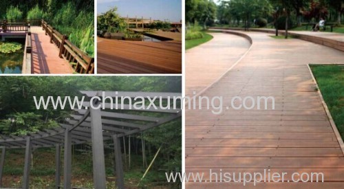 140*25mm Wood Plastic Outdoot Solid Decking