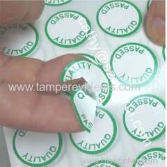 Custom Calibration label sticker and inspection label