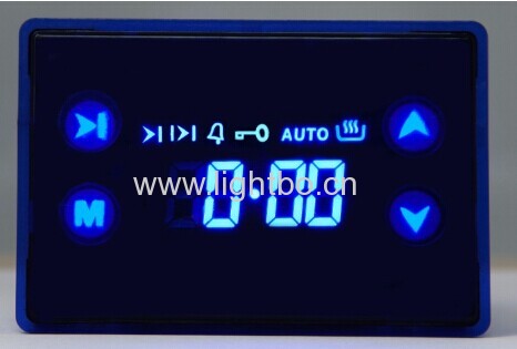 Ультра синий 7-сегментный светодиодный дисплей 4-разрядный для управления духовкой