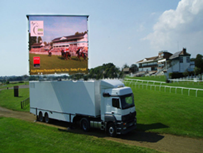 SMLM P10 full color outdoor led billboard mobile advertising truck