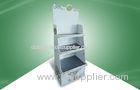 Three Tier Adjustable Shelf Cardboard Display Stand for Beauty Care Products