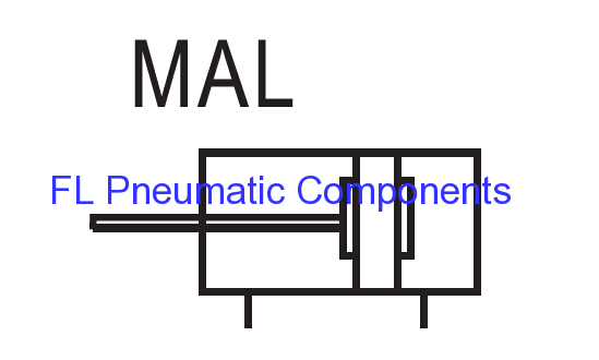 MAL32X75 Aluminum Air Cylinders