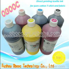 2014 New DTG Textile ink pigment ink for E-pson R1800, 1900, 4880,7880,9880 digital textile printing