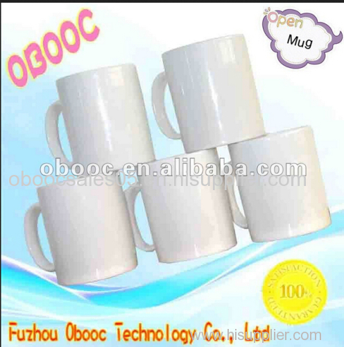 11oz White Ceramic Mug For Transfer