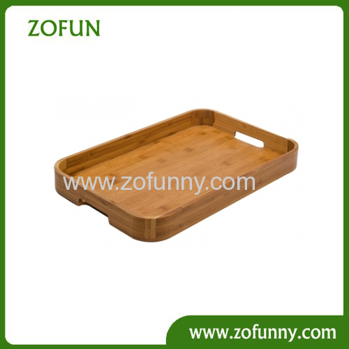 Mult-function restaurant bamboo serving tray