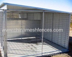 Galvanized Large Dog Fence Panel large dog kennel