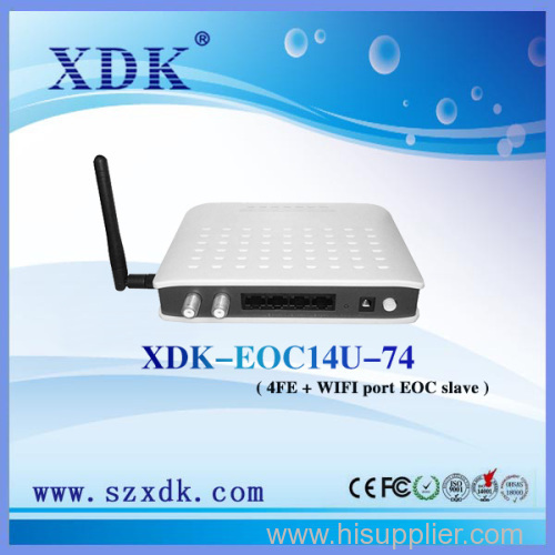 XDK hot sale wireless EOC master and EOC slave with WIFI function