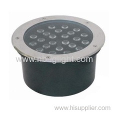 IP 68 Round 24w AC/DC led Underground light (with 24pcs)