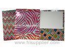 9.5 x 12 2-Pockets Fashion Paper Portfolio Folder with Hologram Laser Film