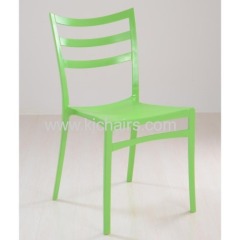 2014 modern style coffee shop white plastic chair