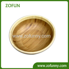 Useful bamboo salad bowl made in China