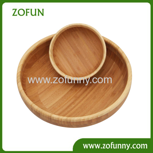 New Style hot sale unique bamboo salad bowl set