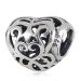 Fashionable European Style Sterling Silver Open Heart Filigree Beads Wholesale