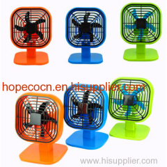 low noise square usb fan