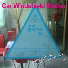 Custom Clear Static Cling Car Windshield Decal Sticker