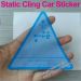 clear static cling car windshield decal sticker