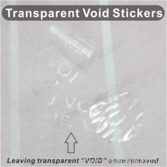 Transparent Warranty Void Stickers