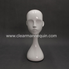 Fashion female fiberglass mannequin head