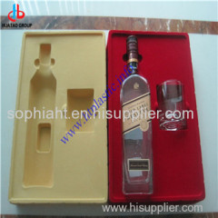 Flocked PVC sheet for packaging