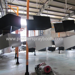 refrigerator powder coating line