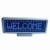Indoor LED Moving Message Sign with with 16 x 64 Pixels Resolution and Aluminum Housing