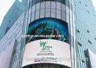 Commercial DIP Outdoor Full Color Curved LED Screen IP65 P16 For Shopping Mall 16 bit , 60HZ