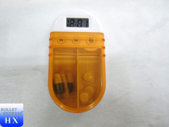 Electronic Fashion Pill Box with Single Alarm Timer