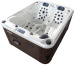 Freestanding hot tub outdoor spa with led light