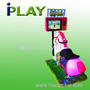 Crazy Horse -- Mini 17 inch LCD arcade attractive kiddy ride horse