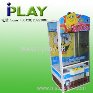 Sponge Baby --Amusement Coin Operated Prize Crane Game Machine for kids