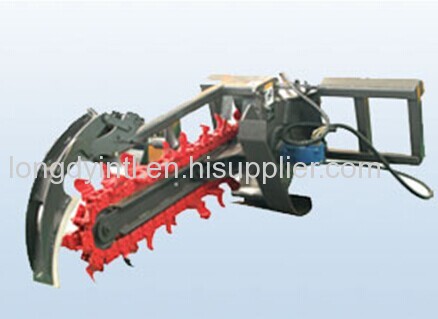Suitable for Bobcat Case Terex Catpillar skid steering loader attachment--Trencher