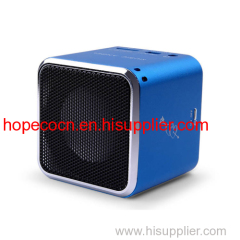 promotional mini cubic speaker