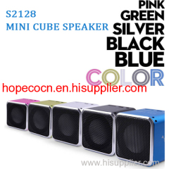 portable mini cube speaker