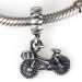 Hot Sale European Style Sterling Silver Beads Dangle Bicycle Charm