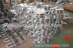 Nylon or Aluminum Single Sheave Stringing Roller Blocks